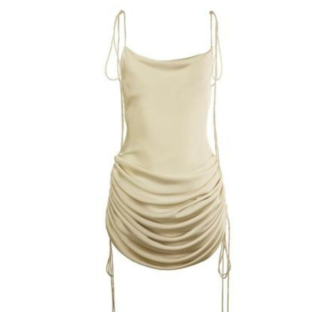 ISO orseund iris drawstring slip dupe size M